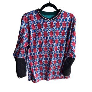 Score Men's ADULT MEDIUM Vintage Activewear Shirt Long Sleeve 100% Polyester